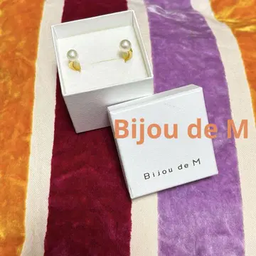 새상품급 비쥬 드 엠 Bijou de M 펄 플로트 반지