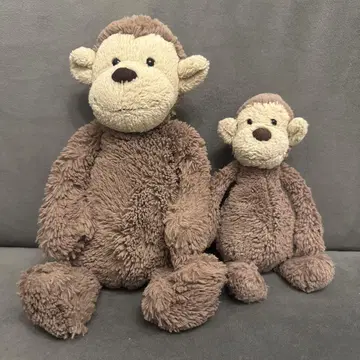 [ 2개 세트 ] Jellycat 제리캣 바슈풀몽키 봉제 인형