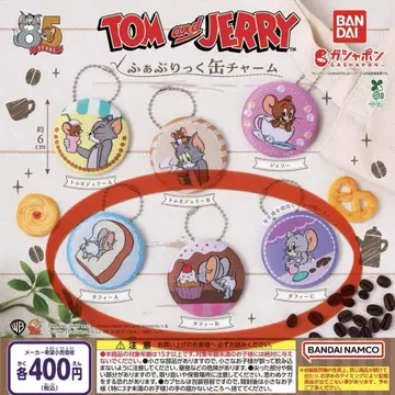 TOM and JERRY 패브릭 캔 참 태피 A B C 세트