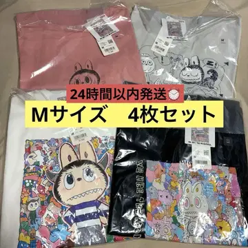 UNIQLO POPMART UT 러브브 유니클로 M 사이즈 4장 세트