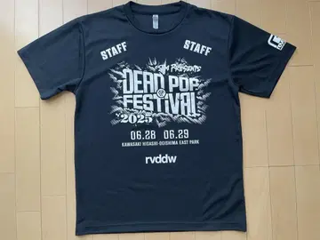 DEAD POP 2025 스태프 T셔츠 데드팝 스태프T