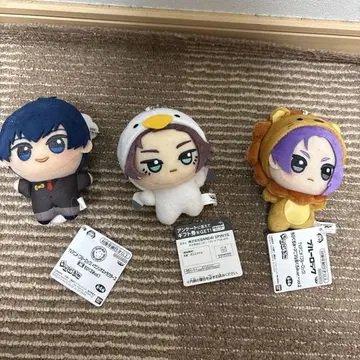 블루 록 봉제 인형 3개 세트