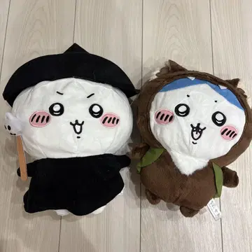 치이카와 할로윈 봉제 인형 2체 세트