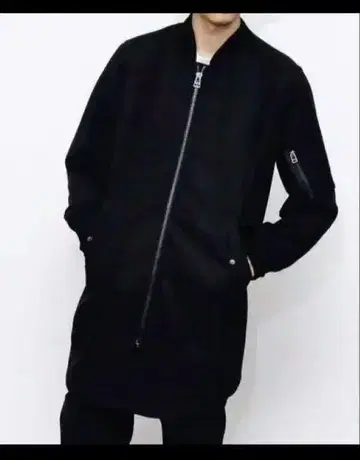 B.I.D/hardcover/울 롱 MA-1 M 사이즈