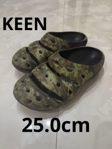 킨 KEEN 요기 아츠 25.0cm CAMO GREEN 카모 그린