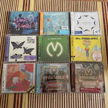 Mrs.GREEN APPLE 초회 한정판 CD 9장