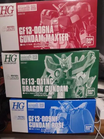 HG 건담 맥스 터 건담 로즈 드래곤 건담 세트