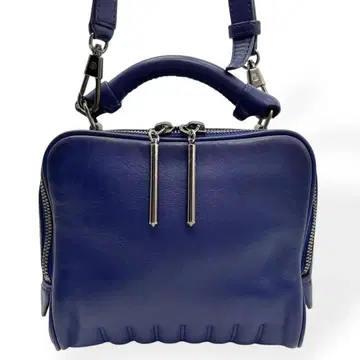 새상품급 3.1 philliplim 미니 숄더백 블루 가죽