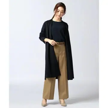 23구 롱 가디건 네이비