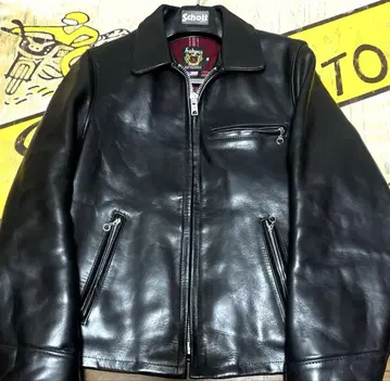 레어 새상품급 schott 호윈 가죽 라이더스 6103US 36인치