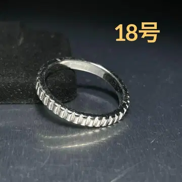 빈티지 패션 반지 실버 18호 톱니 디자인 엣지
