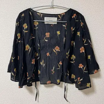 TODAYFUL Georgette Flower Cardigan