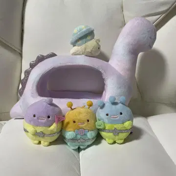 토카게 엄마와 반짝이는 밤 장면 봉제 인형 타피 외계인 손바닥 봉제 인형