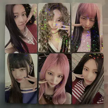 IVE SECRET 타워 레코드 시부야 홀로그램 트레이딩 카드 6장 컴프