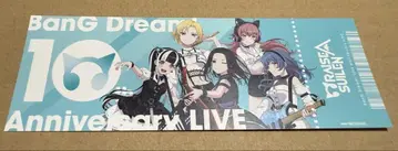 뱅드림 10th BanG Dream! RAS 티켓풍 시리얼 미사용