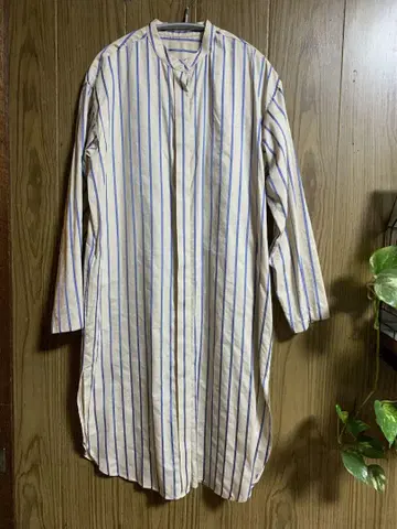 인마르고 운디치노베 실크 혼방 밴드 카라 히요쿠 셔츠 일본제
