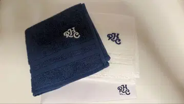 론 헤르만 RHC 타월 손수건 [ Navy&White ] 2장 세트