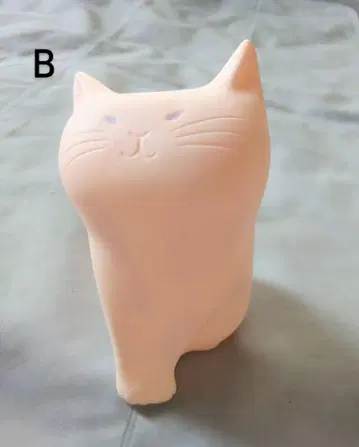 당시물(B) 도카이 은행의 소프트 비닐 고양이 저금통 색상 차이 ABCD