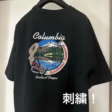 자수 다수! 컬럼비아 반팔