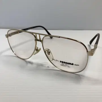 renoma 안경 프레임 빈티지 미사용 남성용 신사 골드 컬러
