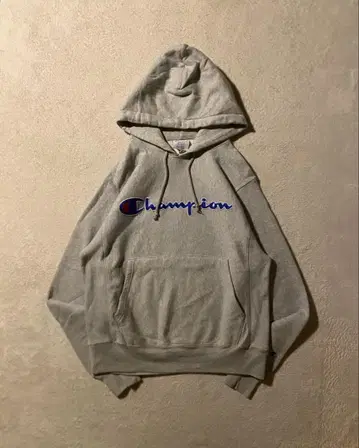 Champion Reverse Weave 후드티 그레이 구제 의류 S