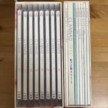 CLANNAD DVD 세트 전 8권 특전 포함