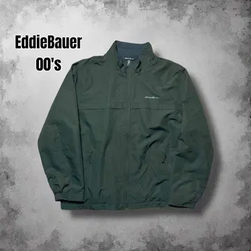 EdieBauer 자수 플리스 쉘 자켓 숏 블루종 USA