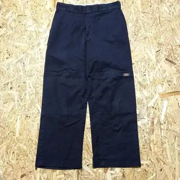 Dickies 더블니 워크 팬츠 W32 블랙 [485]