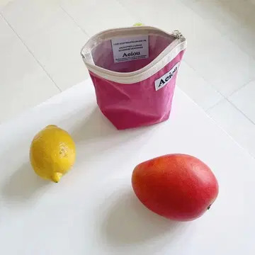 aeiou 파우치 핑크