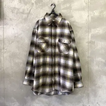 WOOD CUTTER 옴브레 체크 셔츠 우드커터