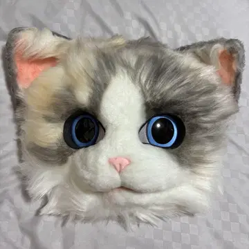 고양이 가면 고양이 퍼 수트 인형옷 헤드만 전신 마스크 케모노 아타라쿠