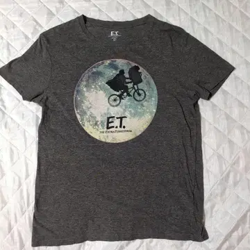 E.T. THE EXTRA-TERRESTRIAL 반팔 티셔츠 그레이