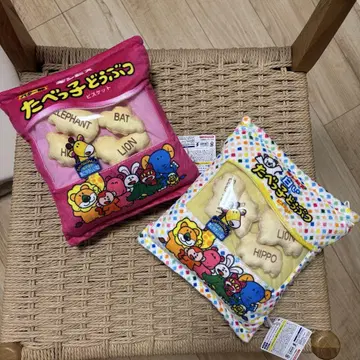타베코 동물 쿠션 2개 세트