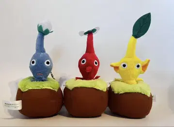 피크민 뽑기 봉제 인형 마스코트 3종 세트