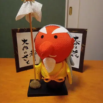 행운의 물건! 사루타히코 다이묘진 인형 약 15cm