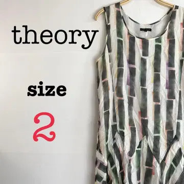 theory 띠어리 [ 2 ] 여성용 슬리브리스 원피스 밑단 플레어