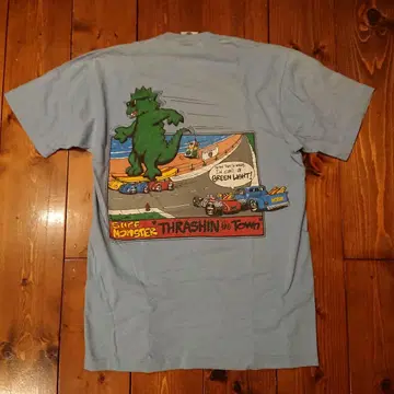 80s T셔츠 HOBIE 캘리포니아 서핑 스케이트보드