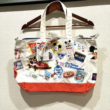 디즈니 40주년 메모리 고 라운드 토트백