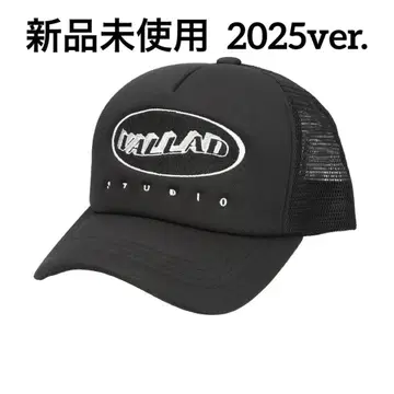 Vallad studio VALLAD LOGO MESH CAP BLK