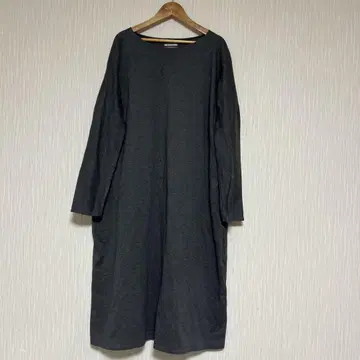 SOU SOU 분또 로얄 쿨 B.N. 롱 슬리브 원피스 묵