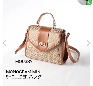 MOUSSY MONOGRAM MINI SHOULDER 백