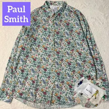 PaulSmith 꽃무늬 XXL 사이즈 긴팔 셔츠
