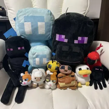 마인크래프트 봉제 인형 세트 Minecraft 마인크래프트