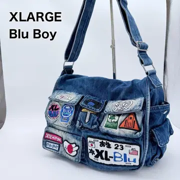 XLARGE Blu Boy 블루 보이 데님 숄더백 인디고