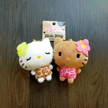 니코 일광화상 키티 마스코트 키링 갸루 하이비스커스