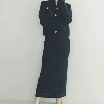 anuans 펜슬 니트 스커트
