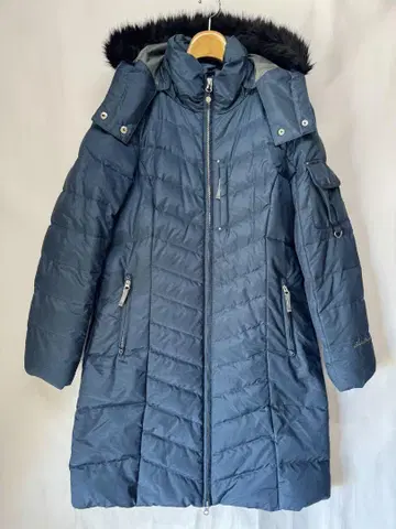 Eddie Bauer 에디 바우어 다운 코트 롱 후디 M