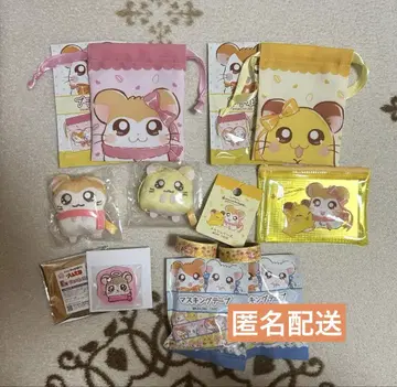 머플러짱 치비마루짱 복조리 마스킹 테이프 파우치 배지 가챠