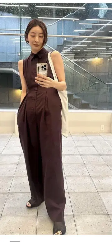 TODAYFUL Linen Sleeveless Combinaison 36