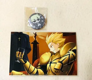 fate 길가메시 엽서 포스카 배지
